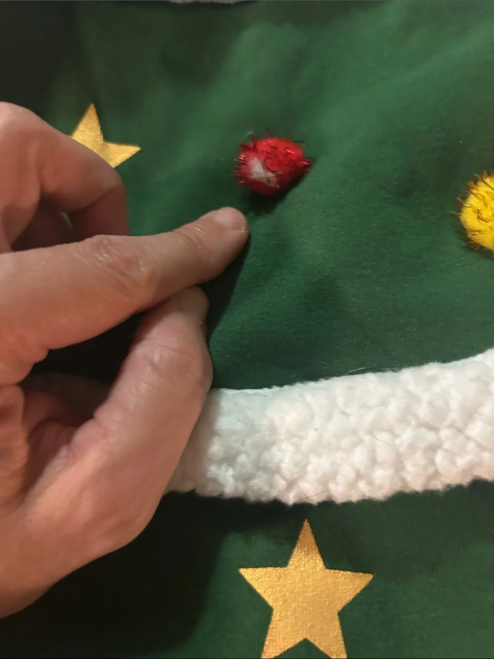Festive Green Christmas Tree Pet Hoodie